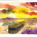 aquarelle-@celine creze-010 -barque-coucher de soleil-1200px-web-R